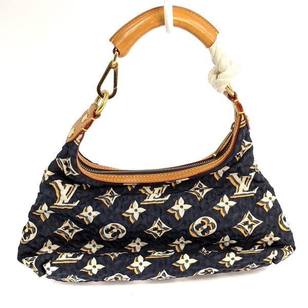 2 Louis Vuitton Monogram Bulle PM Collection Cruise Line Handbag Navy