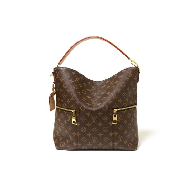 2 Louis Vuitton Melie Monogram Canvas Shoulder Bag