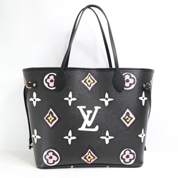 2 Louis Vuitton Wild at Heart Monogram Neverfull MM Tote Bag