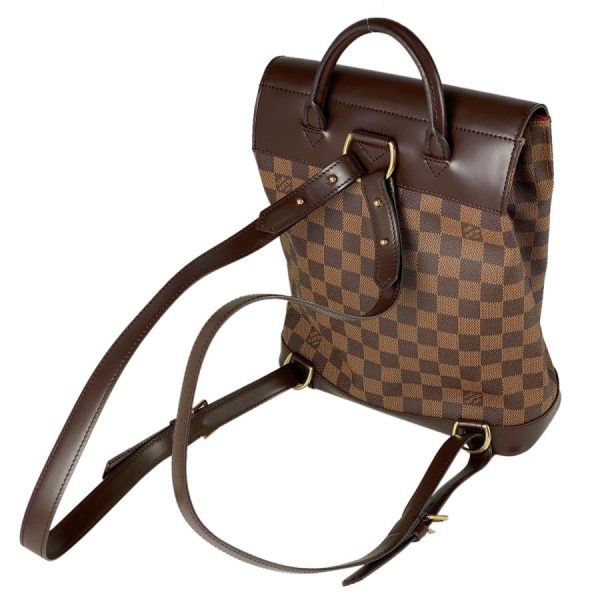 2 Louis Vuitton Soho Backpack Daypack Rucksack Damier Brown