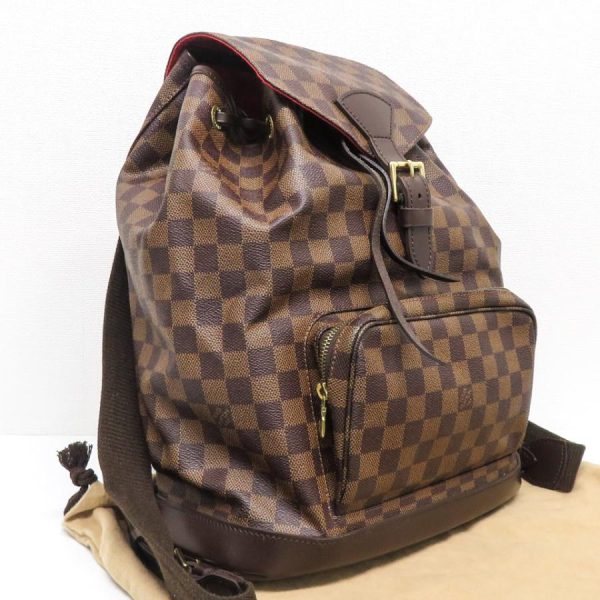 2 Louis Vuitton Montsouris Backpack Rucksack GM Damier Ebene