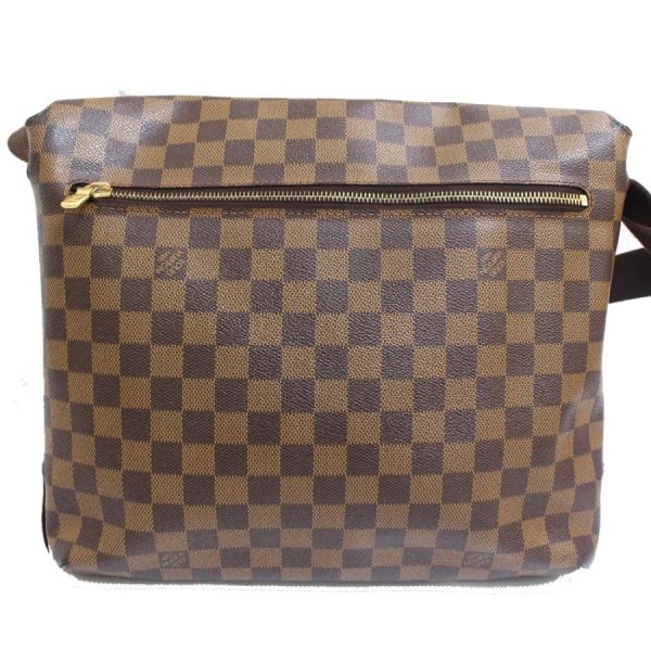 3 Louis Vuitton Brooklyn MM Damier Shoulder Bag Damier Canvas Ebene Brown