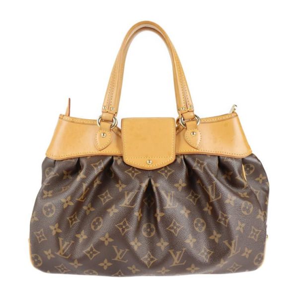 3 Louis Vuitton Boetie PM Handbag Shoulder Bag Monogram Canvas Leather Brown