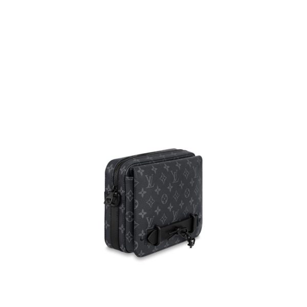 3 Louis Vuitton Messenger Black Monogram Eclipse Canvas Leather