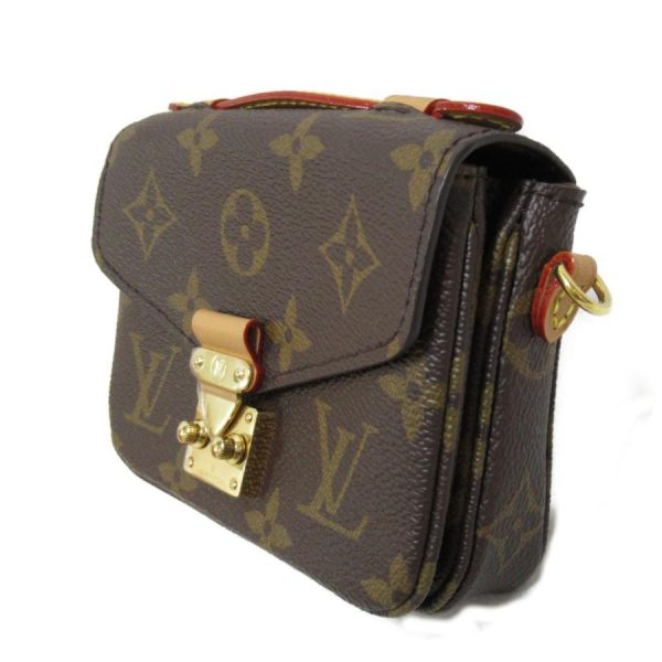 3 Louis Vuitton Shoulder Bag Micro Metis Shoulder Bag Brown Coated Canvas