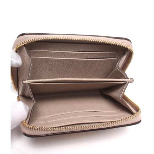 3 Louis Vuitton Coin Case Lock Me Zippy Coin Purse Beige