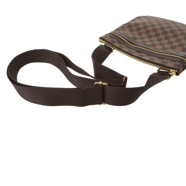 3 Louis Vuitton Damier Canvas Shoulder Bag Damier Pochette Bosphore Brown