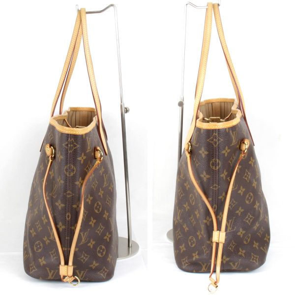 3 Louis Vuitton Neverfull GM Tote Bag Monogram Canvas Beige