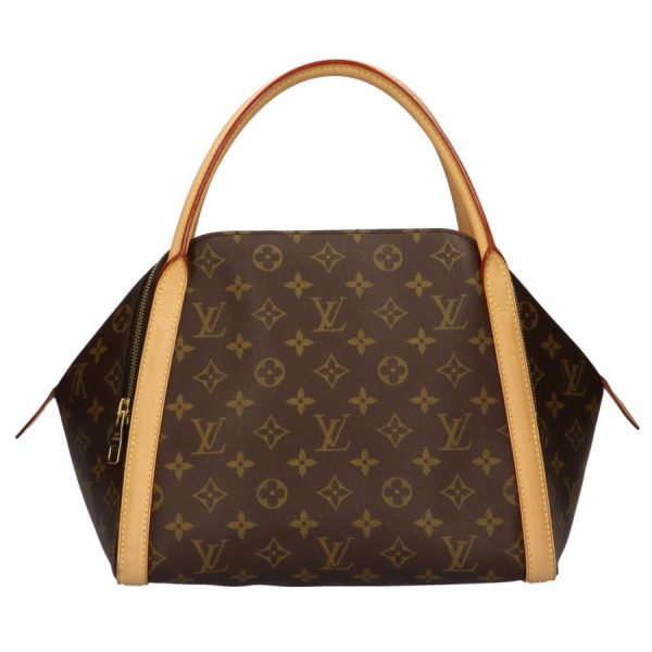 3 Louis Vuitton MM Monogram Handbag Brown