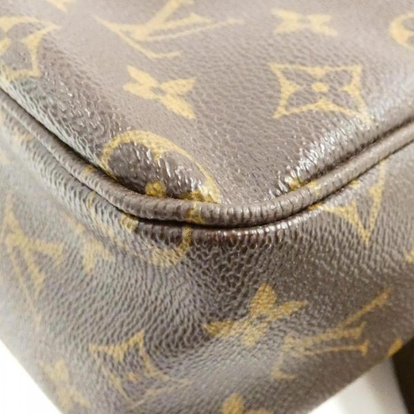 3 Louis Vuitton Monogram Sac Bosphore Bag Coated Canvas Marron Gold Metal Fittings