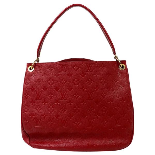 3 Louis Vuitton Spontini 2 Way Shoulder Bag Handbag Monogram Implant Suise Red