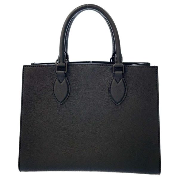 3 Louis Vuitton Handbag Calf Leather Lock Me Tote PM 2 Way Shoulder Bag Black