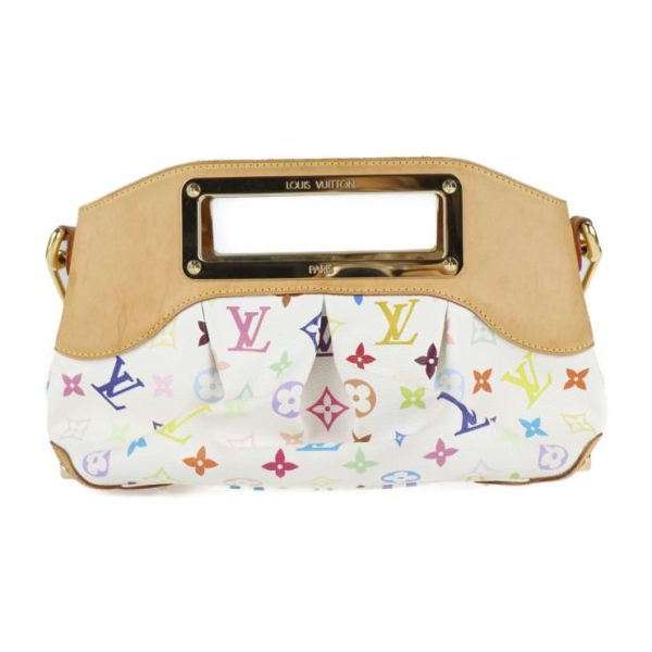 3 Louis Vuitton Judy PM Handbag Monogram Multicolor Leather