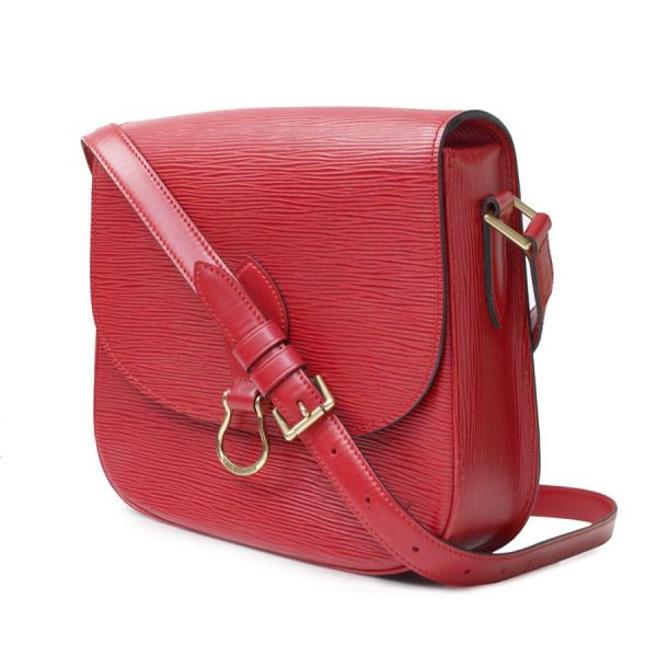 3 Louis Vuitton Epi Sun Crew Shoulder Bag Castilian Red