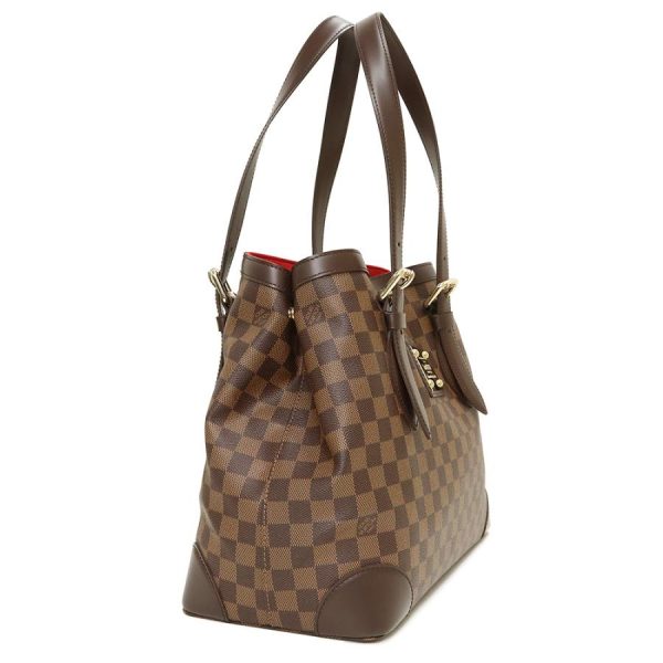 4 Louis Vuitton Hampstead MM Tote Bag Damier Brown Tea