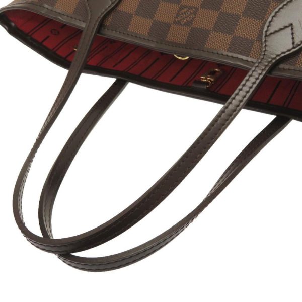 4 Louis Vuitton Neverfull PM Damier Tote Bag Brown Gold