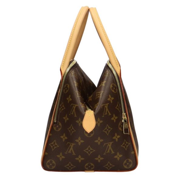 4 Louis Vuitton MM Monogram Handbag Brown