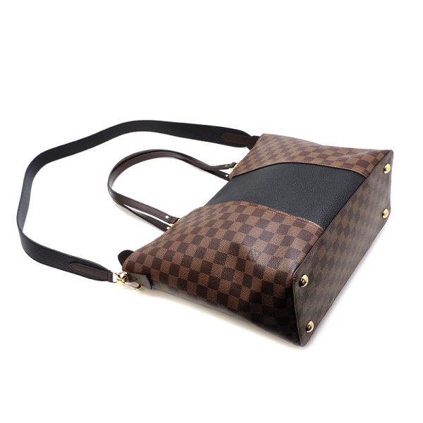 4 Louis Vuitton Damier Jersey 2WAY Tote Bag Brown