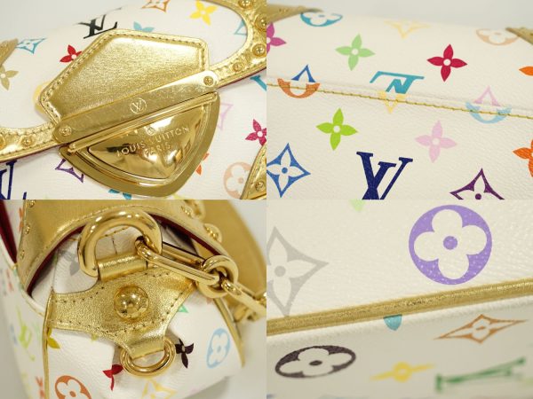 4 Louis Vuitton Marilyn Multicolor Shoulder Bag White