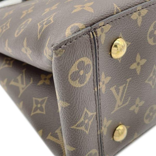 5 Louis Vuitton Flower Tote MM 2 Way Shoulder Bag Monogram Noir