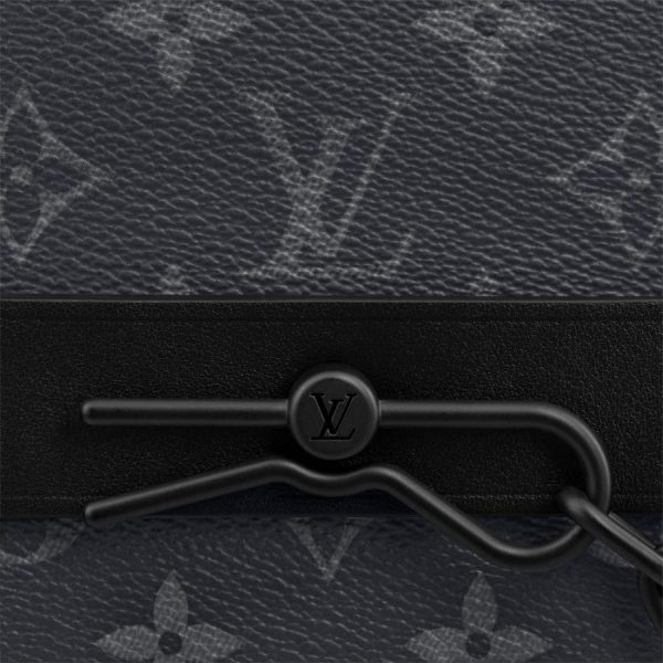 5 Louis Vuitton Messenger Black Monogram Eclipse Canvas Leather