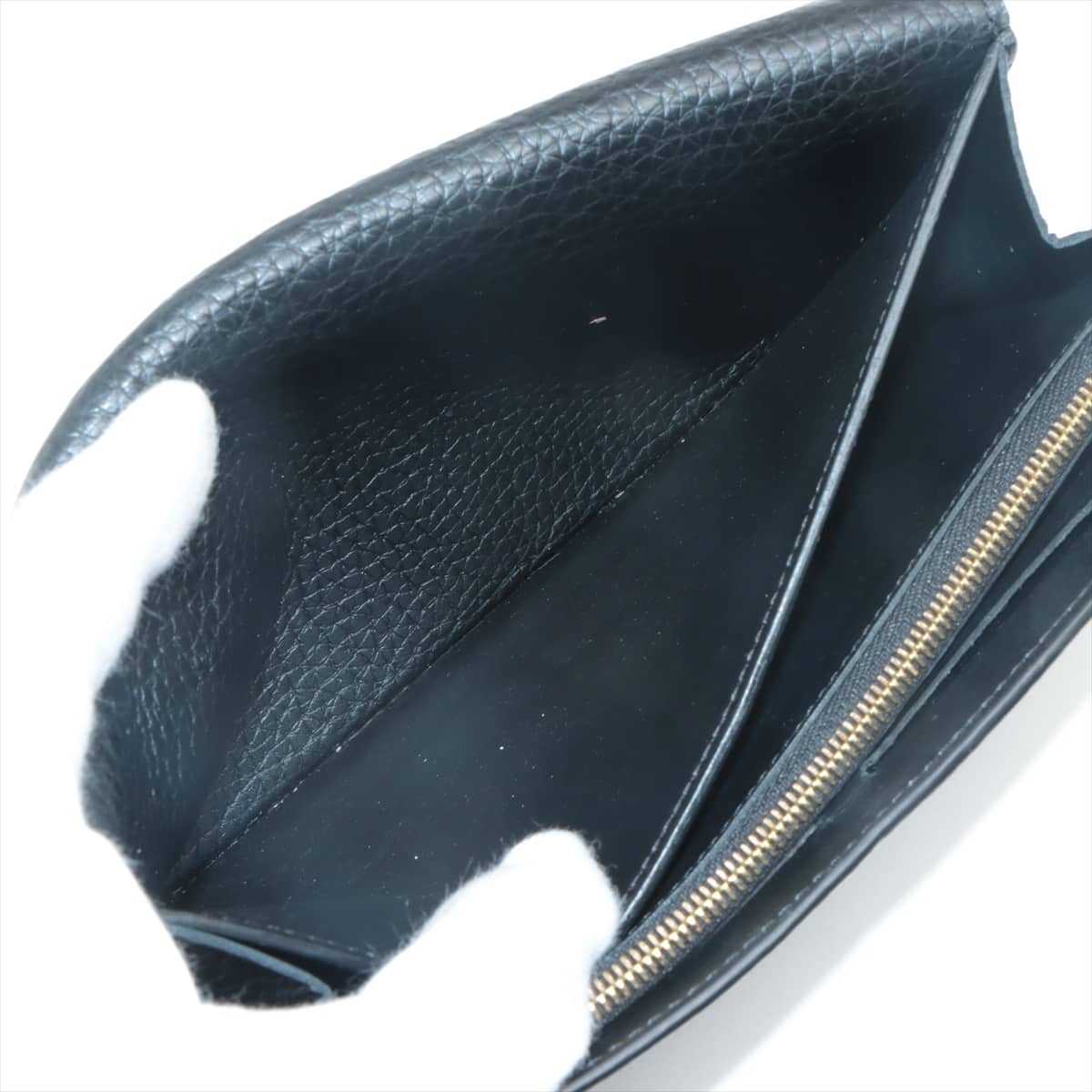 Louis Vuitton Taurillon Portefeuil Capucines Wallet Black - Image 5