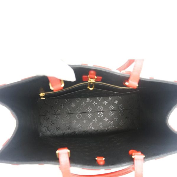 5 Louis Vuitton On The Go Gm Tufted Leather Red