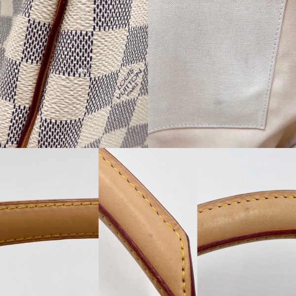 5 Louis Vuitton Damier Azur Sophie Shoulder Bag White