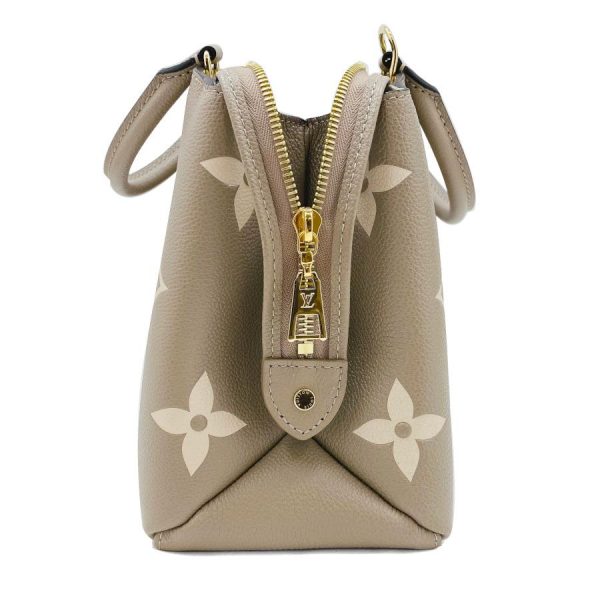 5 Louis Vuitton Petit Palais PM Handbag Shoulder Bag Monogram Implant Leather Tourtrell Creme Beige