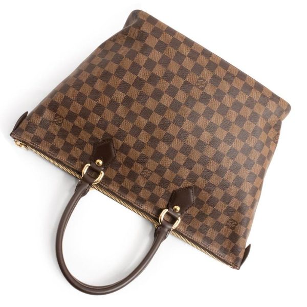 5 Louis Vuitton Saleya MM Handbag Tote Bag Damier Brown Tea