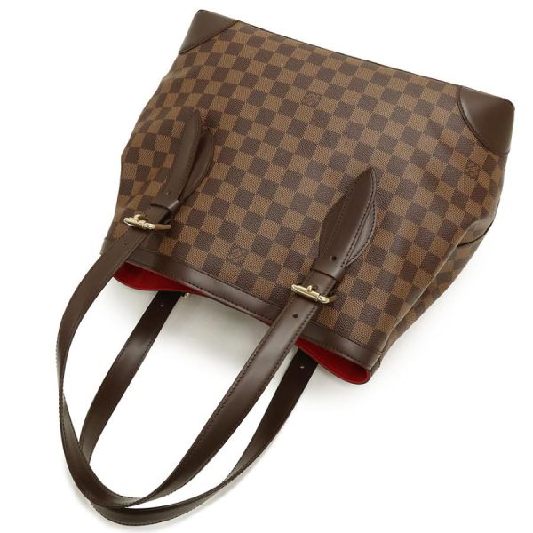 6 Louis Vuitton Hampstead MM Tote Bag Damier Brown Tea