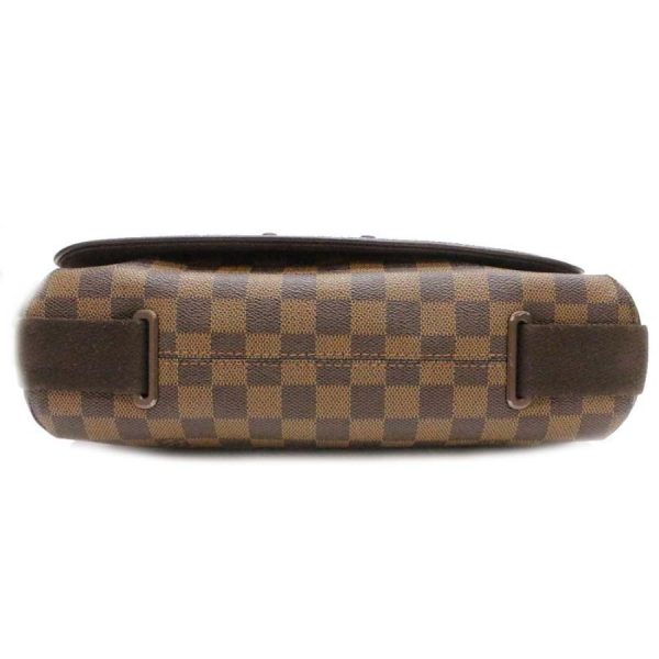 6 Louis Vuitton Brooklyn MM Damier Shoulder Bag Damier Canvas Ebene Brown