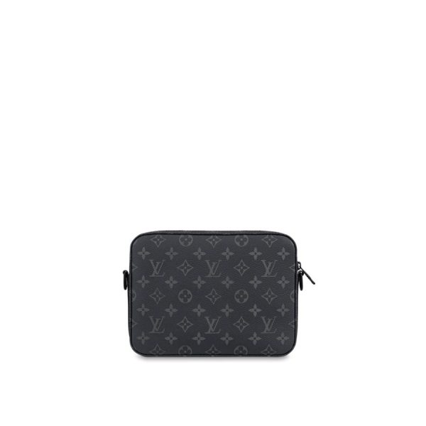 6 Louis Vuitton Messenger Black Monogram Eclipse Canvas Leather