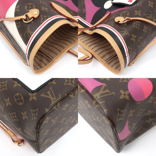 6 Louis Vuitton Neverfull MM Game On Tote Bag Monogram Multicolor