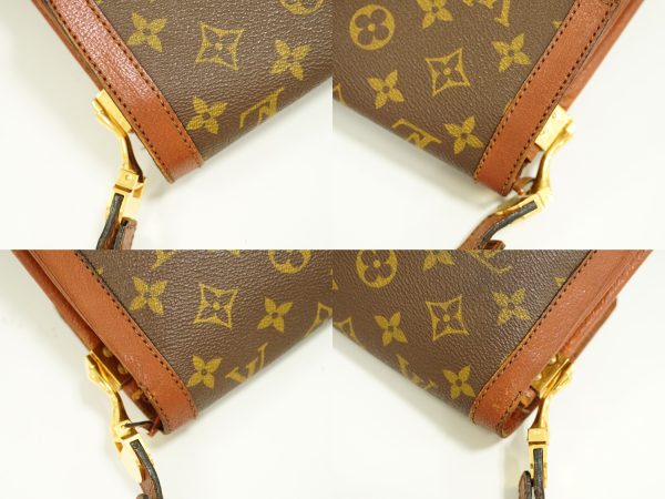 6 Louis Vuitton Sac Vendome Monogram Shoulder Bag Handbag Brown