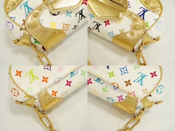 6 Louis Vuitton Marilyn Multicolor Shoulder Bag White