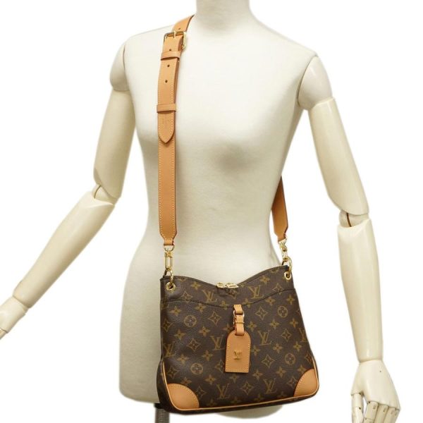 6 Louis Vuitton Monogram Odeon NM PM Natural LV Crossbody Messenger Bag