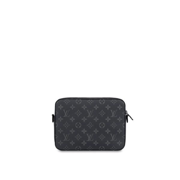 7 Louis Vuitton Messenger Black Monogram Eclipse Canvas Leather