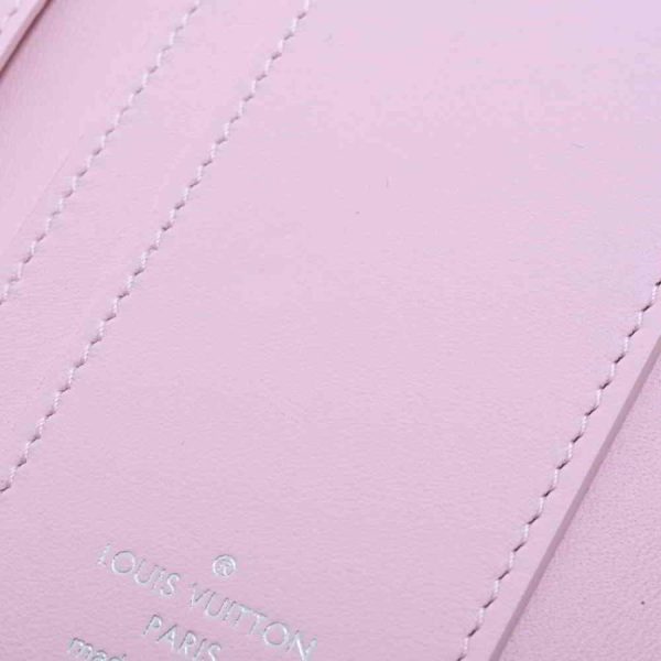 7 Louis Vuitton Taurillon Portefeuille Capucines Xs Tri fold Compact Wallet Pink Leather