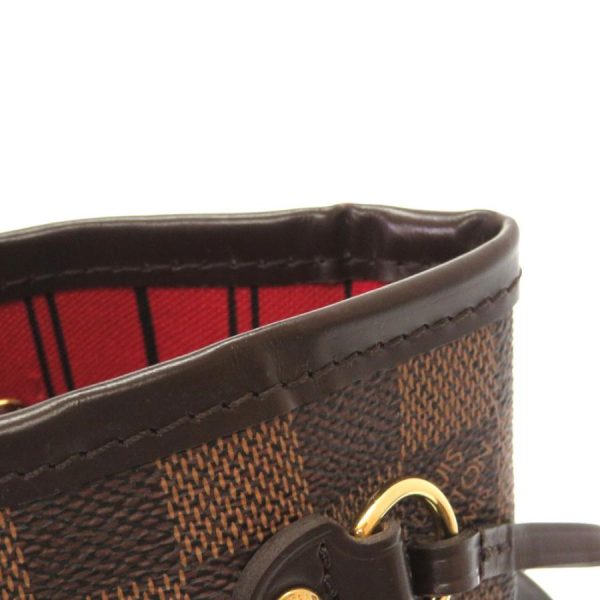 7 Louis Vuitton Neverfull PM Damier Tote Bag Brown Gold