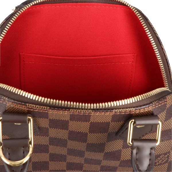 7 Louis Vuitton Alma BB Damier Ebene Hand Bag