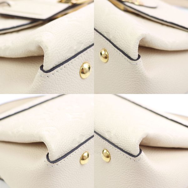 7 Louis Vuitton Georges BB Monogram Empreinte Cream Leather