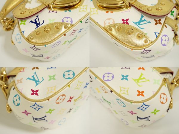 7 Louis Vuitton Marilyn Multicolor Shoulder Bag White