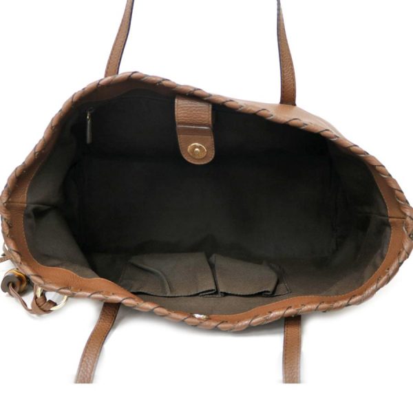 7 Gucci Shoulder Bag Tote Bag Bamboo Brown