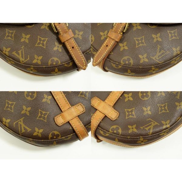 7 Louis Vuitton Chantilly MM Monogram Shoulder Bag Pochette Brown