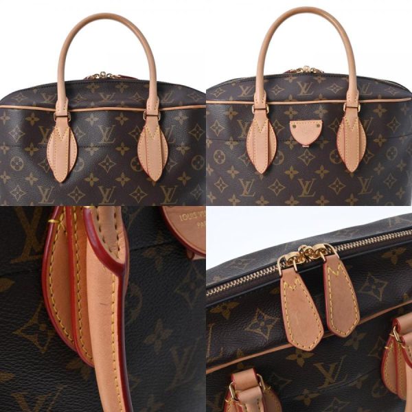 7 Louis Vuitton Monogram Carryall MM Handbag Brown