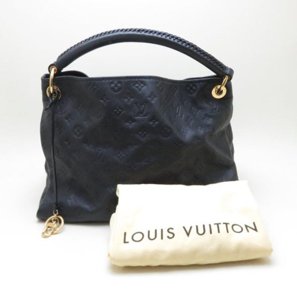 7 488 Louis Vuitton Artsy MM Shoulder Bag Amplant Black