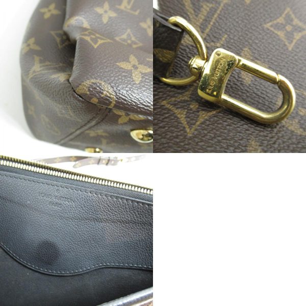 7 Louis Vuitton Pallas 2 Way Shoulder Bag Monogram Pvc coated Canvas Brown