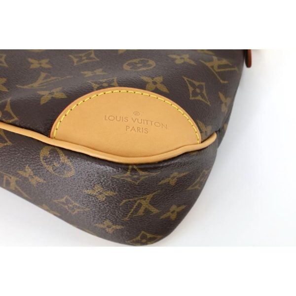 7 Louis Vuitton Boulogne NM Chain Shoulder Bag Handbag Monogram Canvas Brown