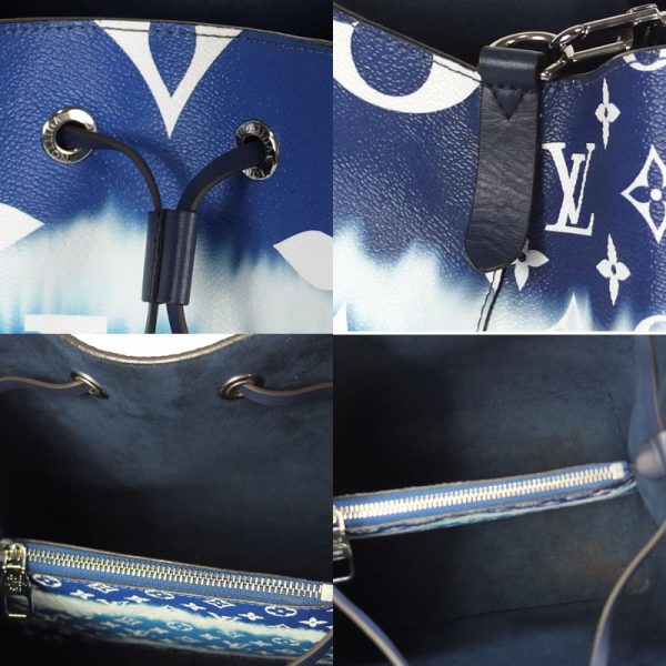 8 Louis Vuitton LV Escale Neo Noe Shoulder Bag Monogram Blue